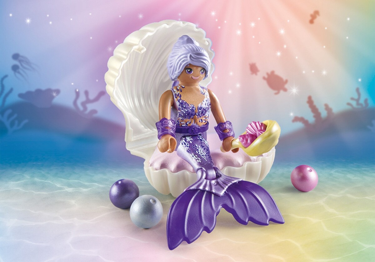 Playmobil Princess Magic - Havfrue Med Perlemuslingeskal - 71502