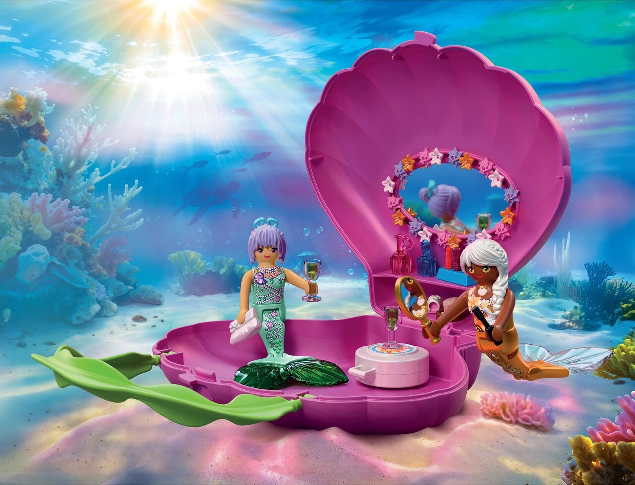 Playmobil 72105 - Havfrue Skal-Taske - Fantasy Magic