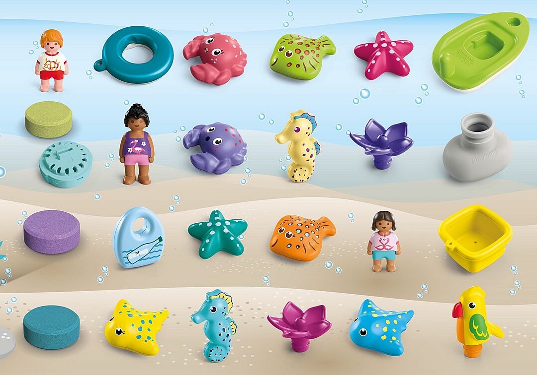 Playmobil 71777 - Junior Aqua Colourful Bath Time - Julekalender - Tinti