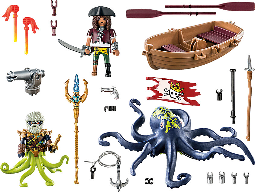 Playmobil Pirates - Kampen Mod Kæmpeblæksprutten - 71419