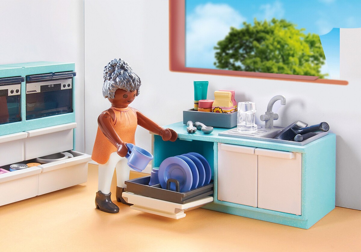 Playmobil My Life - Køkken Med Spiseplads - 71608