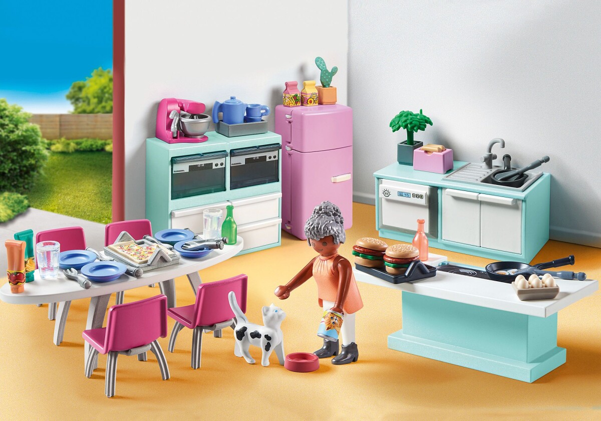 Playmobil My Life - Køkken Med Spiseplads - 71608