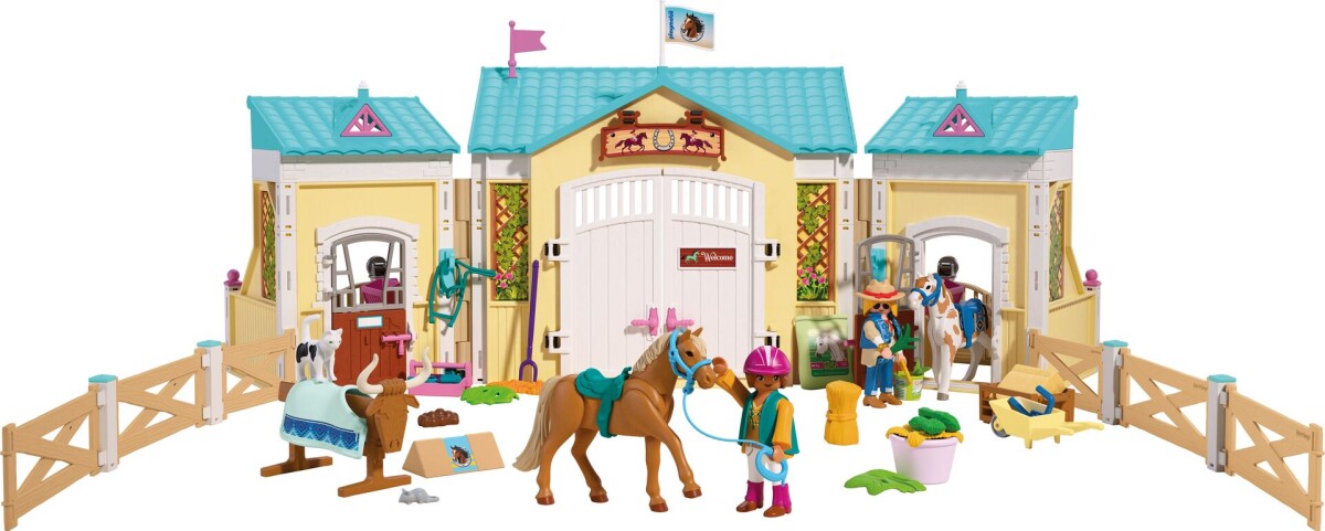 Playmobil 72127 - Stor Hestestald - I Love You Horses