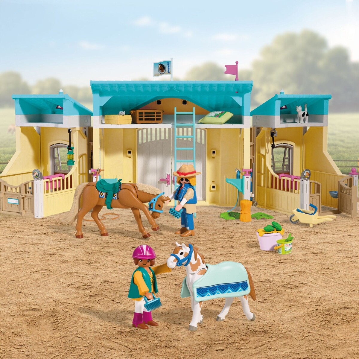 Playmobil 72127 - Stor Hestestald - I Love You Horses