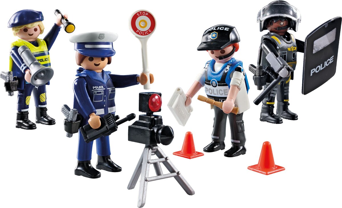 Playmobil Action Heroes - Politi Figursæt - 71730