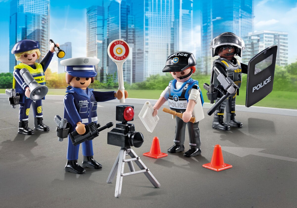 Playmobil Action Heroes - Politi Figursæt - 71730
