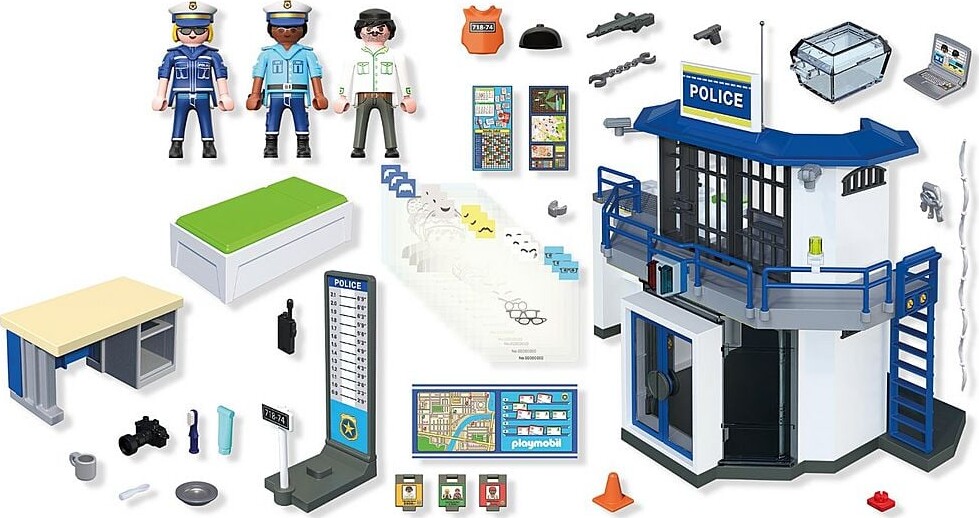 Playmobil 71874 - Police Station With Investigation Room - City Action