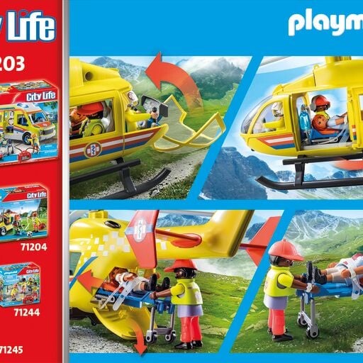 Playmobil City Life - Redningshelikopter - 71203