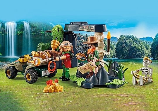 PLAYMOBIL Promo Packs 71454 Cacciatori Di Tesori Nella Giungla | Avventura Con Rovine E Scheletro | Giocattolo Per Bambini Dai 4 Anni
