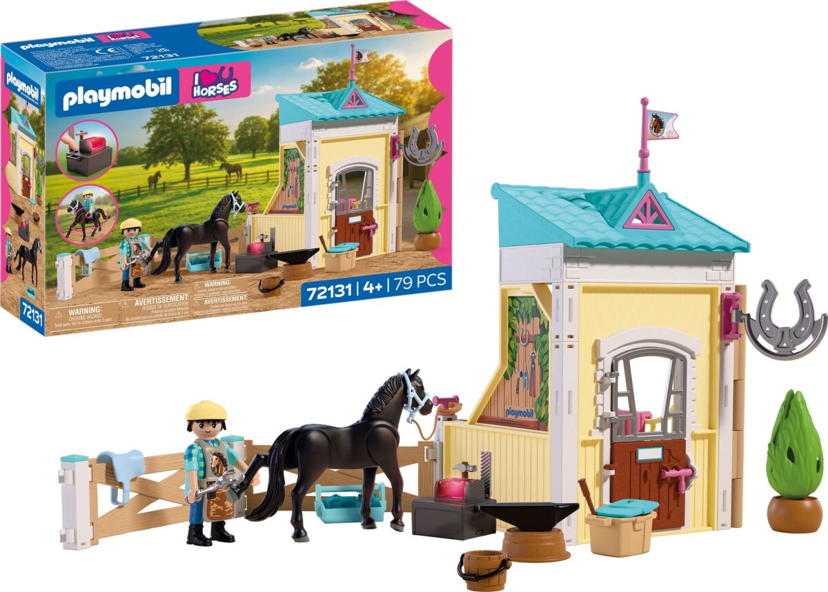 Playmobil - Small Stable With Farrier 72131
