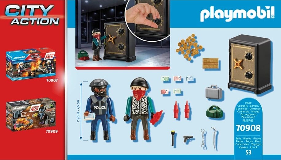 Playmobil City Action - Pengeskabstyv - 70908