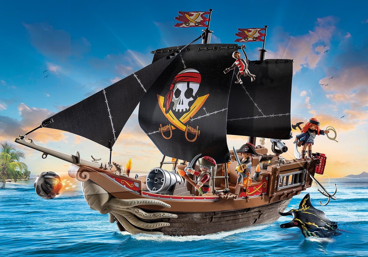 Playmobil Pirates - Stort Piratskib - 71530