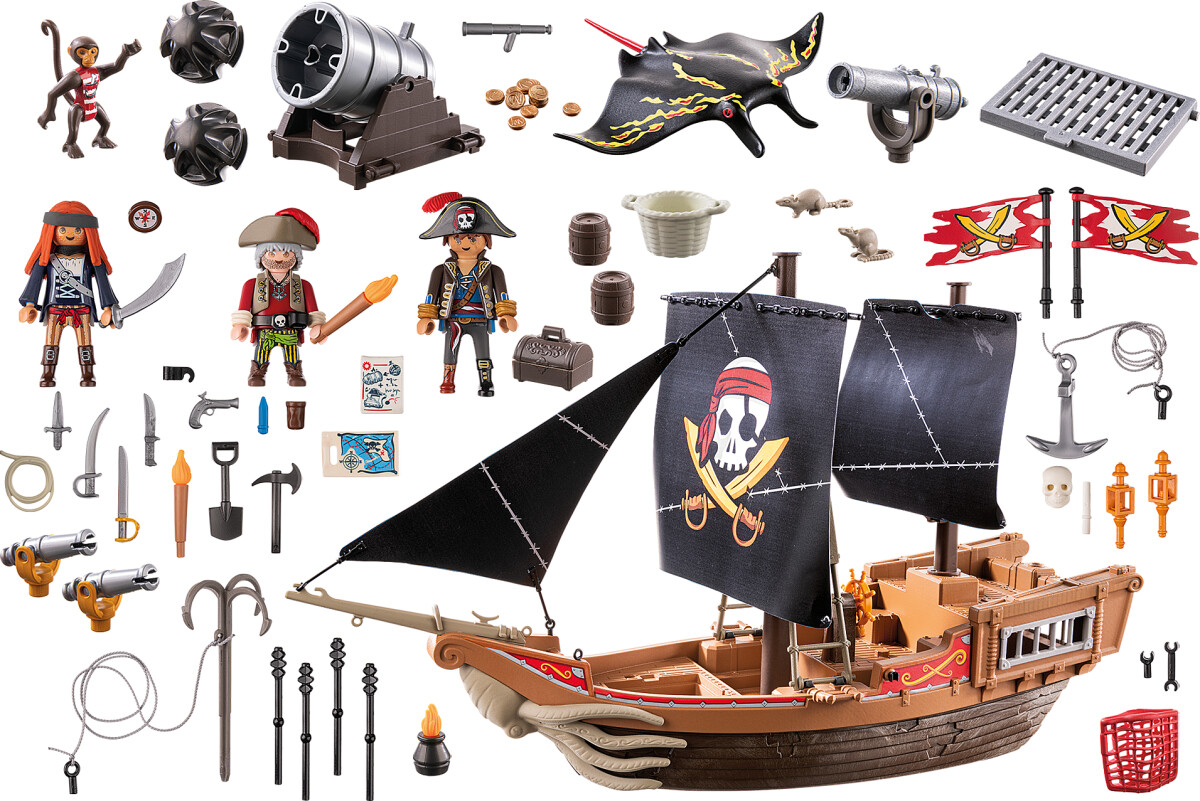 Playmobil Pirates - Stort Piratskib - 71530