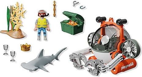 Playmobil 71860 - Treasure Hunt With Submarine - Promo Pack