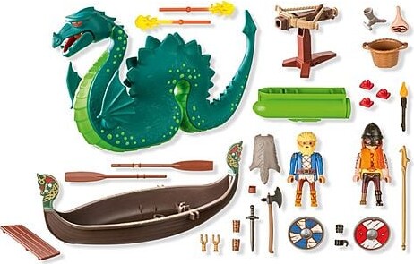 Playmobil - Vikinger Med Søuhyre - 71830