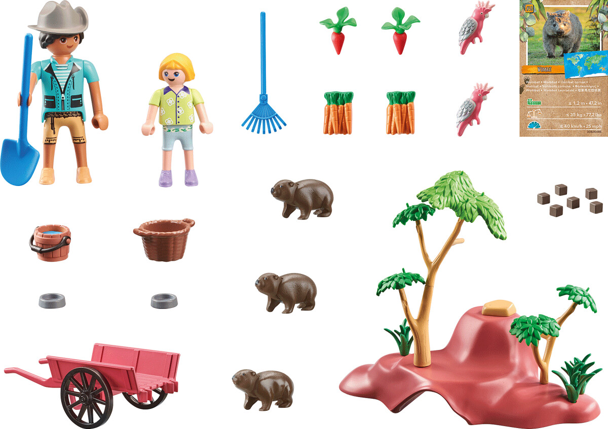 Playmobil Wiltopia - Wombat Shelter Legesæt - 71625