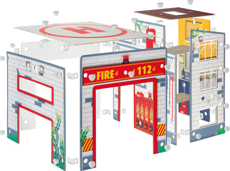 Revell Junior Kit - Brandstation Med Brandbil - 1 20 - 125 Dele