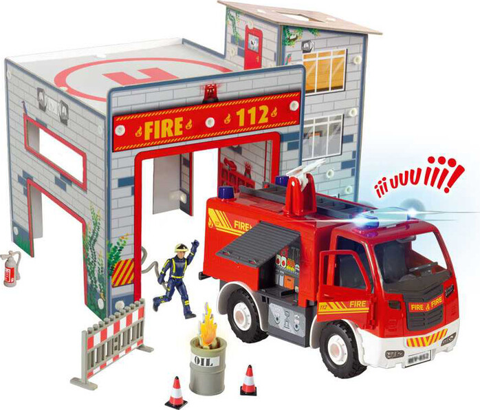 Revell Junior Kit - Brandstation Med Brandbil - 1 20 - 125 Dele