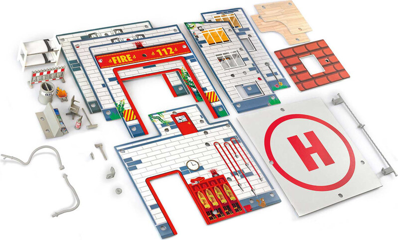 Revell Junior Kit - Brandstation Med Brandbil - 1 20 - 125 Dele