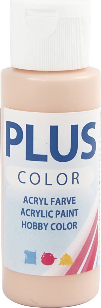 Plus Color Hobbymaling - Akrylfarve - Fersken - 60 Ml