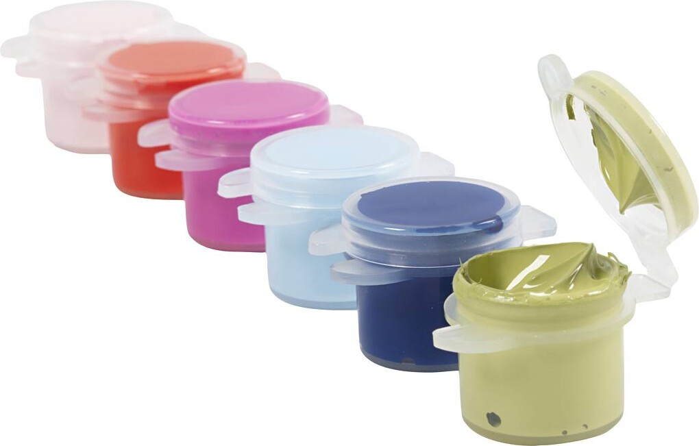 Plus Color Hobbymaling - Stærke Farver - 6X5 Ml