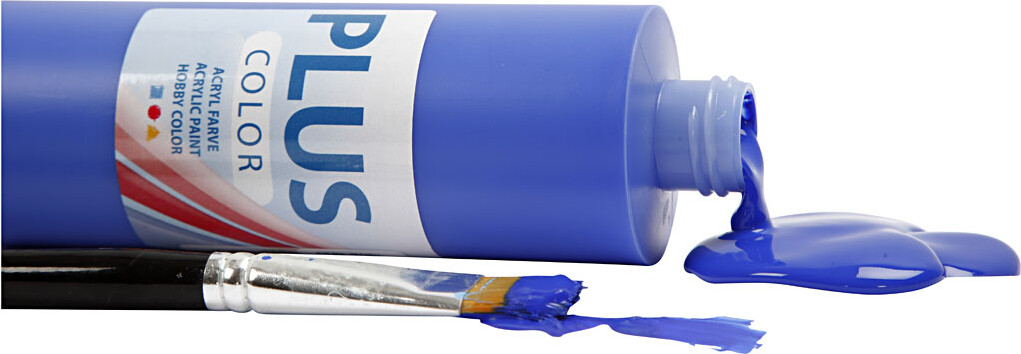 Plus Color Hobbymaling - Akrylfarve - Ultra Marine - 250 Ml