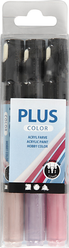 Plus Color Tusch - L 14 5 Cm - Tykkelse 1-2 Mm - Fuchsia - Støvet Rosa -