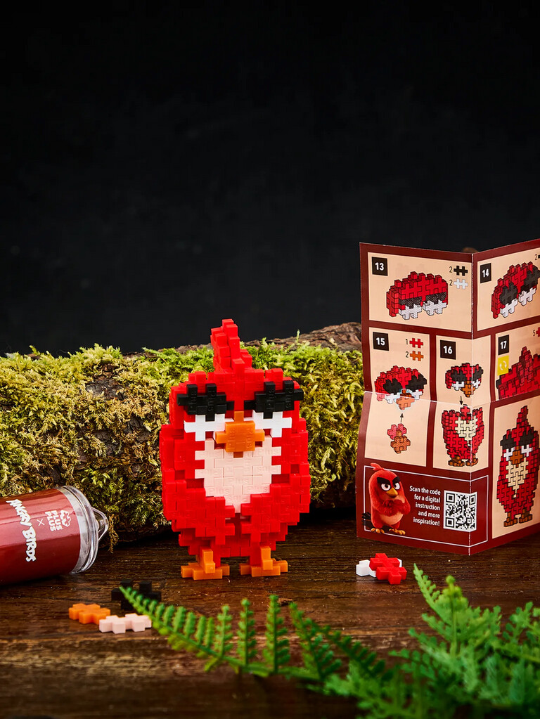 Plus-Plus - Angry Birds - Rød - 110 Stk