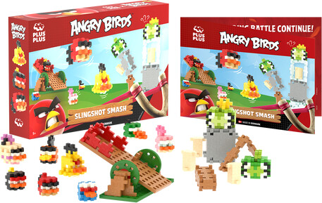 Plus-Plus - Angry Birds Slingshot Smash - 300 Stk