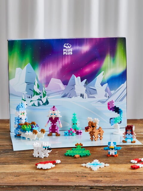 Plus-Plus - Julekalender Julemandens Nordlys Eventyr
