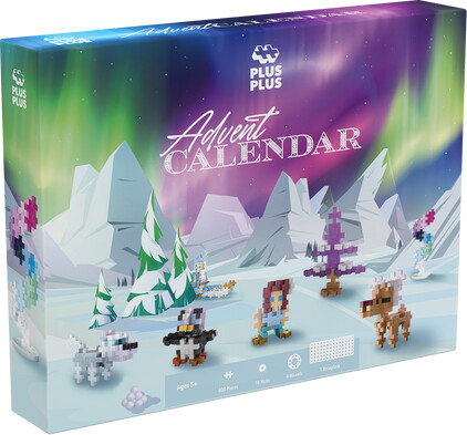 Plus-Plus - Julekalender Julemandens Nordlys Eventyr