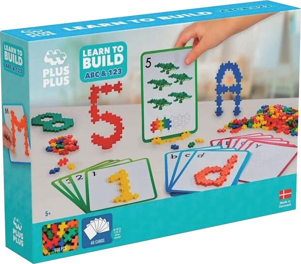 Plus Plus - Learn To Build Abc 123 Sæt - 600 Stk