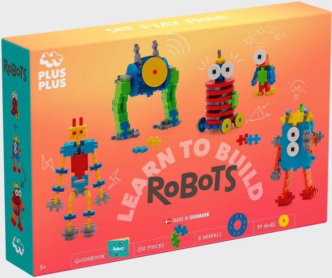 Plus-Plus - Learn To Build - Robots - 250 Brikker