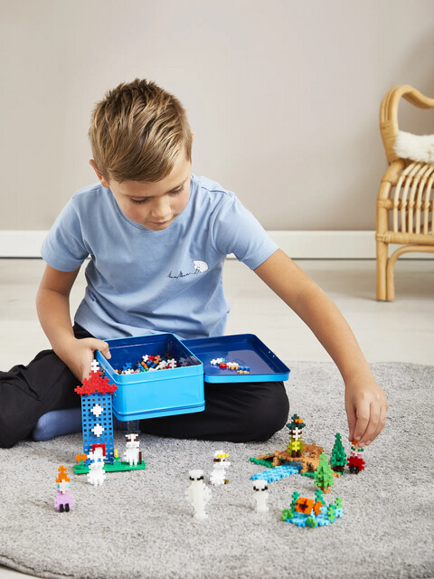 Plus Plus - Moomin Valley Tinbox Blue