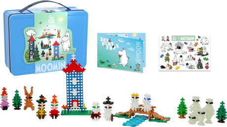Plus Plus - Moomin Valley Tinbox Blue