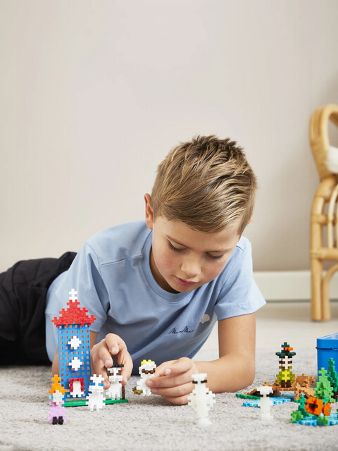 Plus Plus - Moomin Valley Tinbox Blue