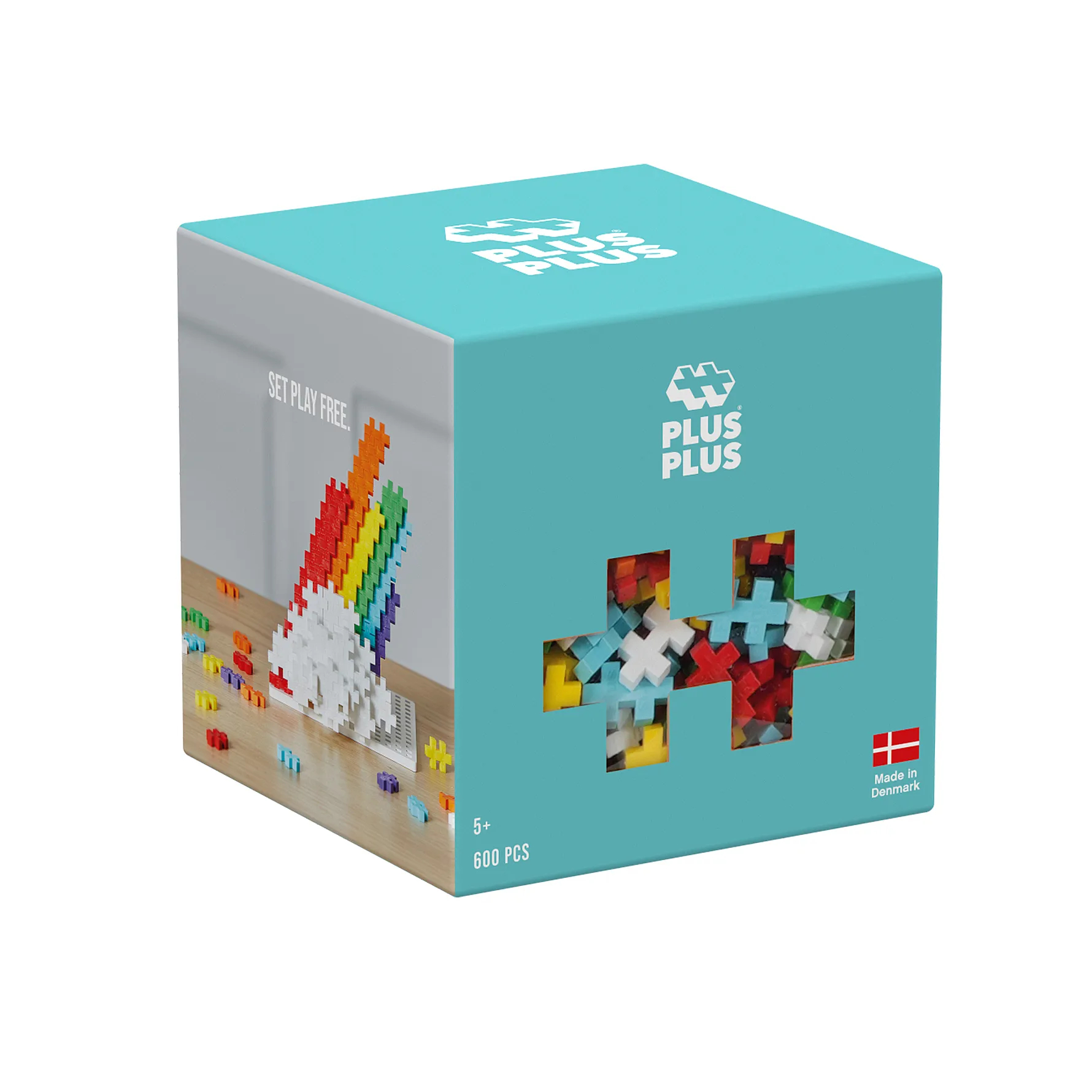 Plus Plus - Rainbow - 600 Brikker
