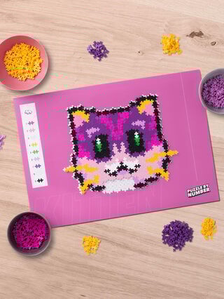 Plus-Plus - Puzzle By Number - Kitten - 500 Brikker - Puslespil