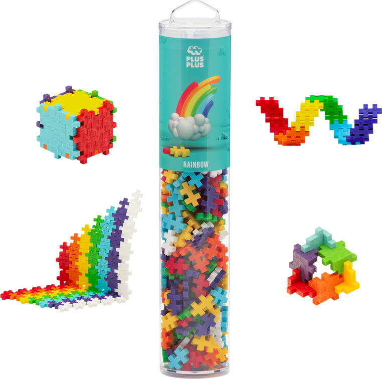 Plus-Plus - Regnbue Farvemix - 240 Stk