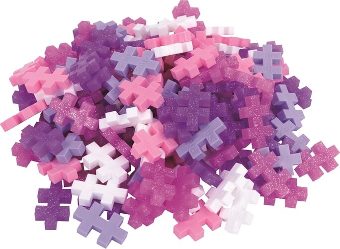 Plus Plus - Tube Med 100 Brikker - Glitter Mix - 4244