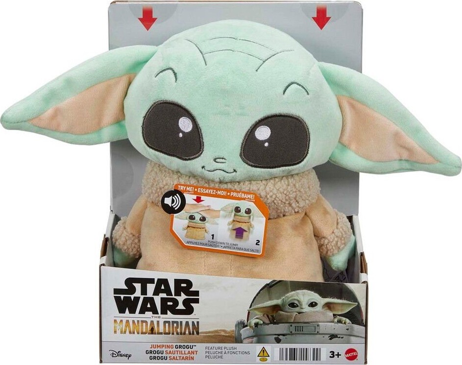 Grogu Bamse - Jumping Grogu - Star Wars - The Mandalorian