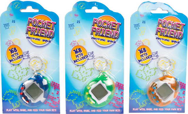 Pocket Friend Elektronisk Dyr - Assorterede
