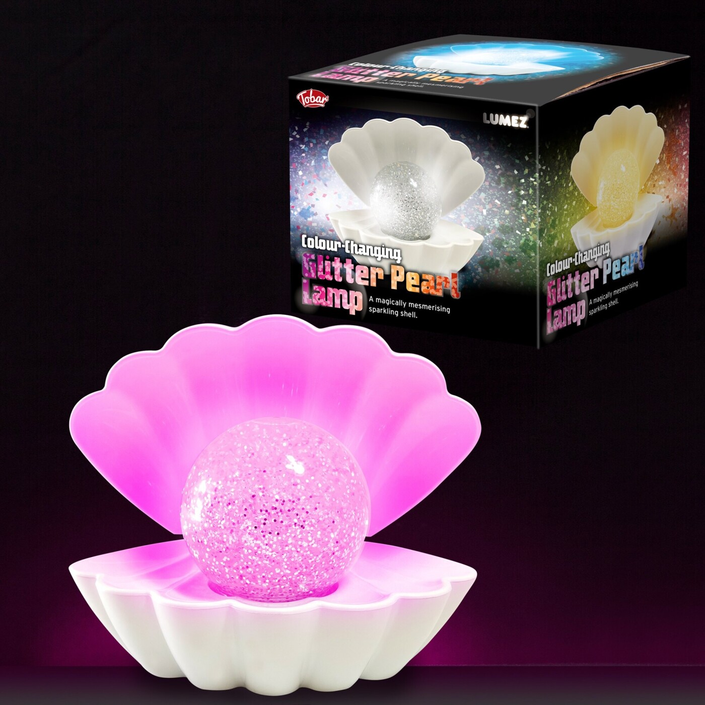 Pocket Money - Farveskiftende Glitter Perlelampe