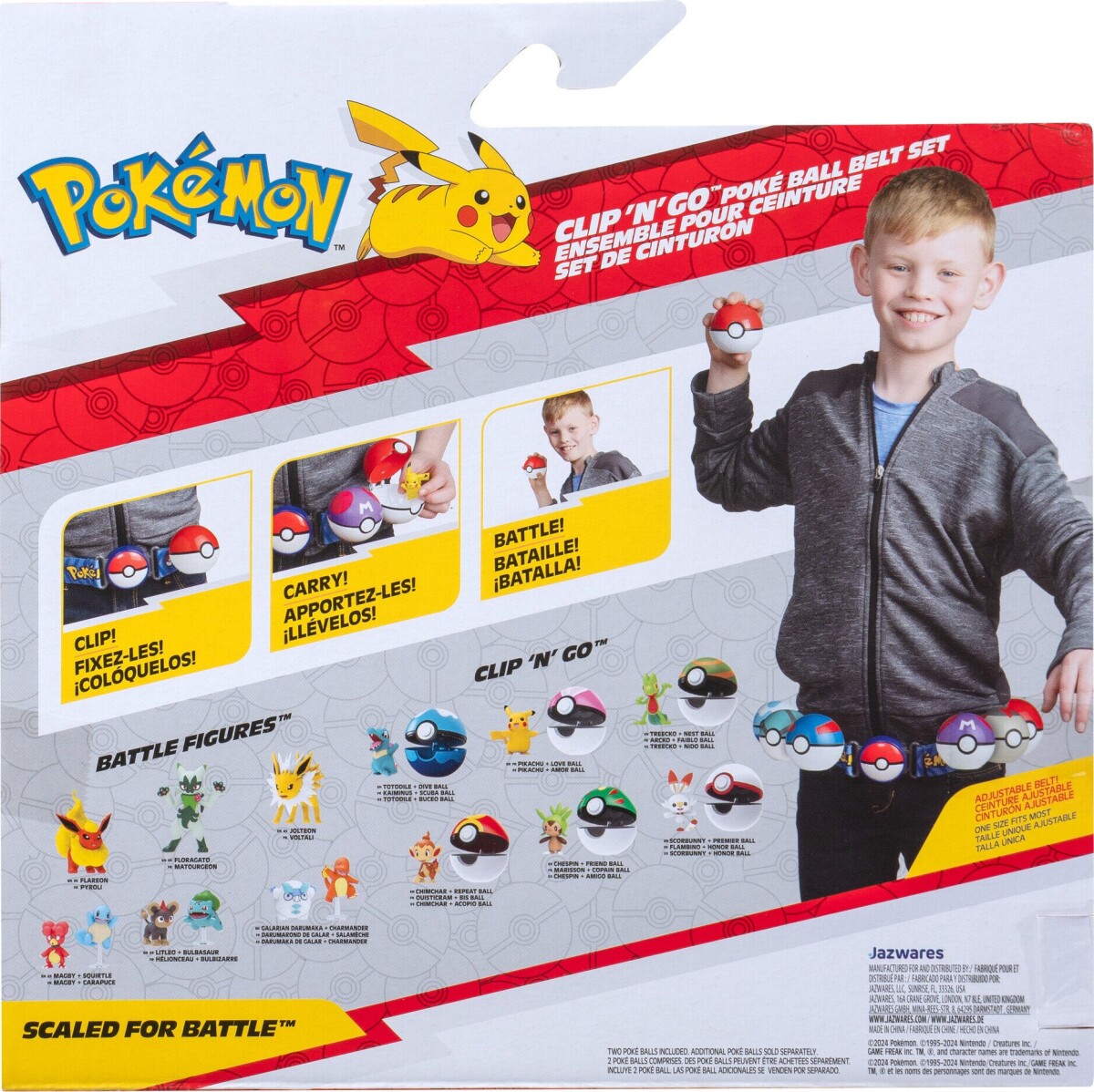 Pokemon - Clip N Go Belt Set Charmander