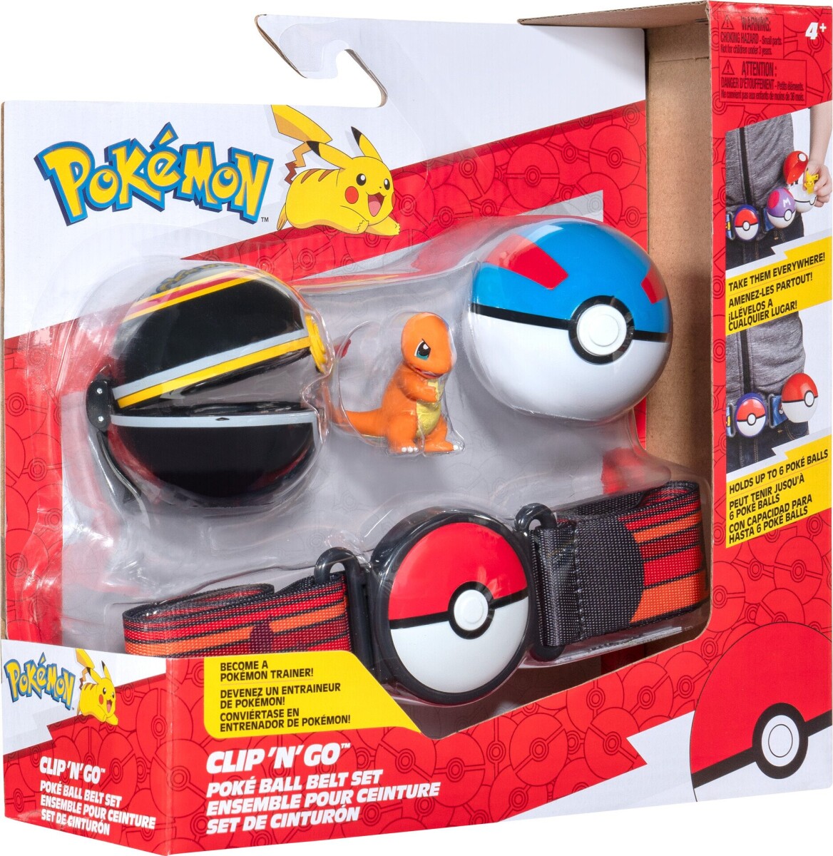 Pokemon - Clip N Go Belt Set Charmander