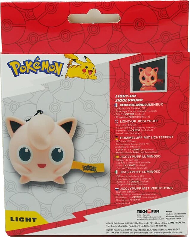 Pokemon - Jiggly Puff Led Lamp