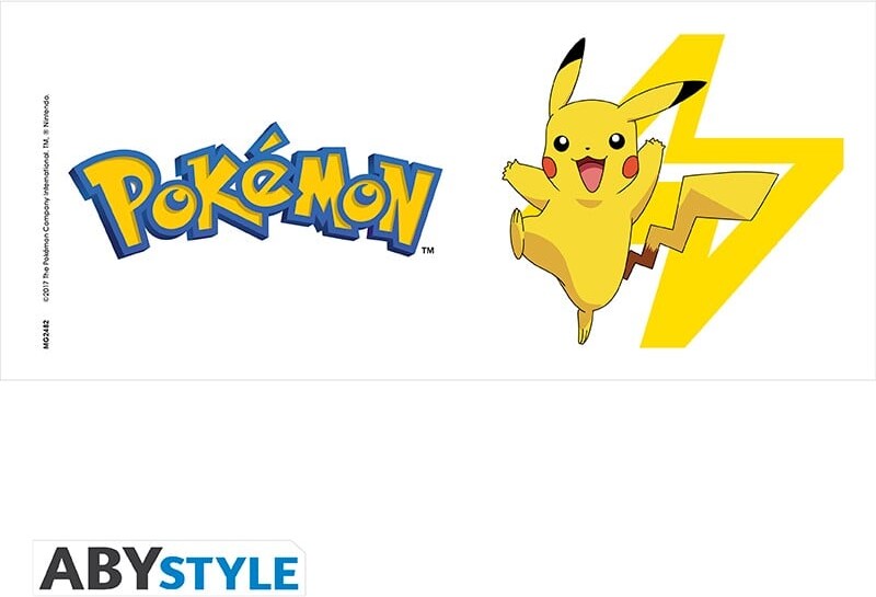 Køb Pokémon Krus - Pikachu Og Logo - 320 Ml fra Abystyle Studio - Gucca.dk