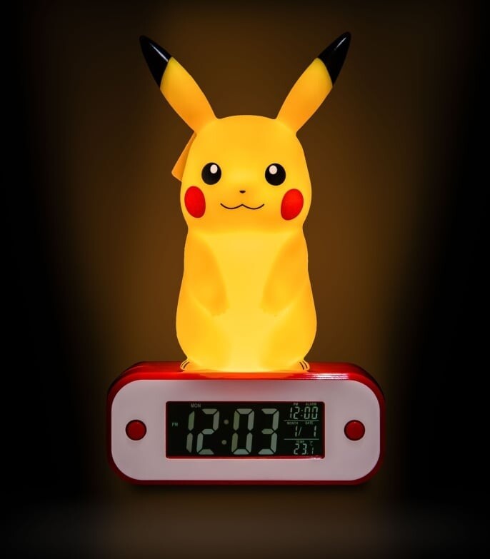 Pokemon - Pikachu - Alarm Clock With Led Lamp