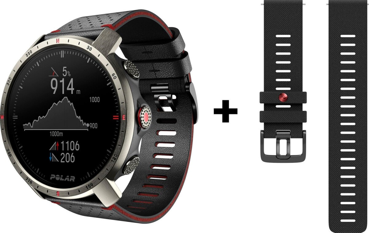 Polar - Grit X Pro Titan Smartwatch