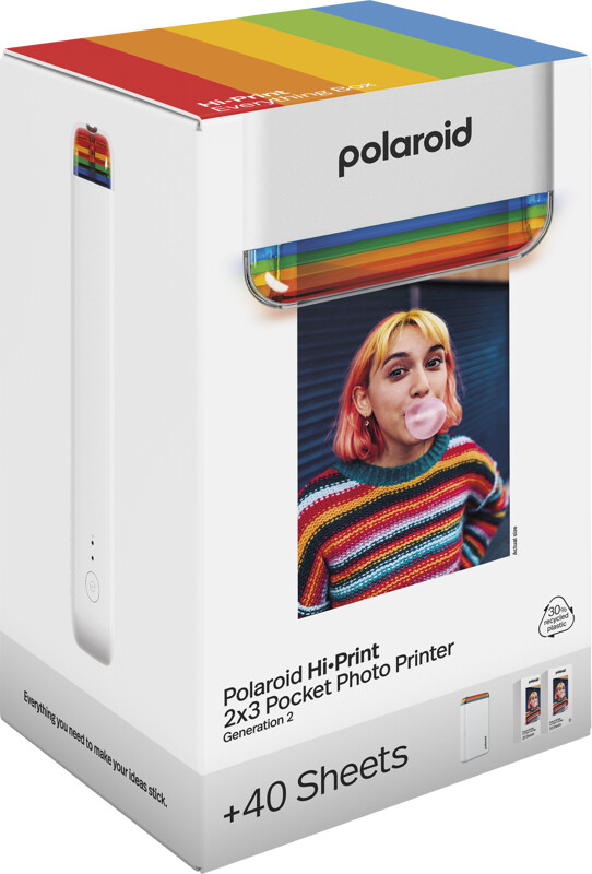 Polaroid - Hi-Print Gen 2 E-Box Printer - Hvid